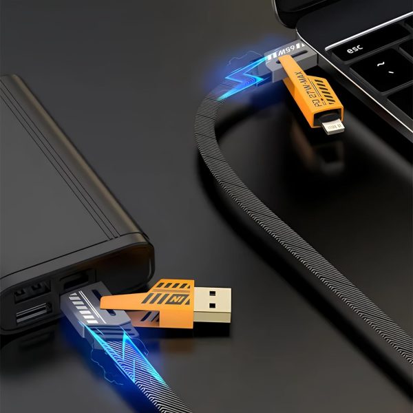 4-in-1 Multi Usb Charging Cable – For Iphone And Type C | Fast Pd Charger Cord For Iphone, Ipad, Samsung, Macbook